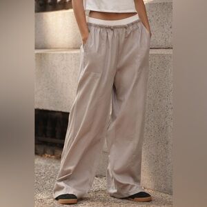 NWT! Daily Practice Light Sand by Anthropologie Ankle Pants - Size XL 🏀☮️